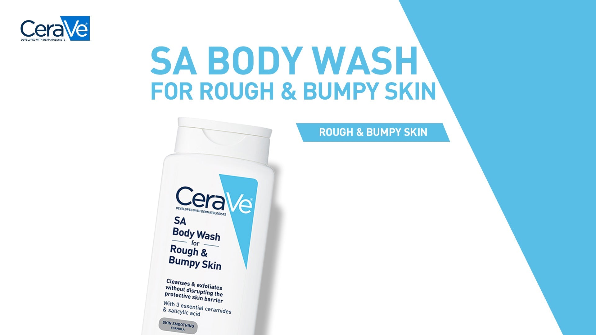 CeraVe Body Wash with Salicylic Acid | Fragrance Free Body Wash to Exfoliate Rough and Bumpy Skin | Allergy Tested | 10 Ounce - Morena Vogue