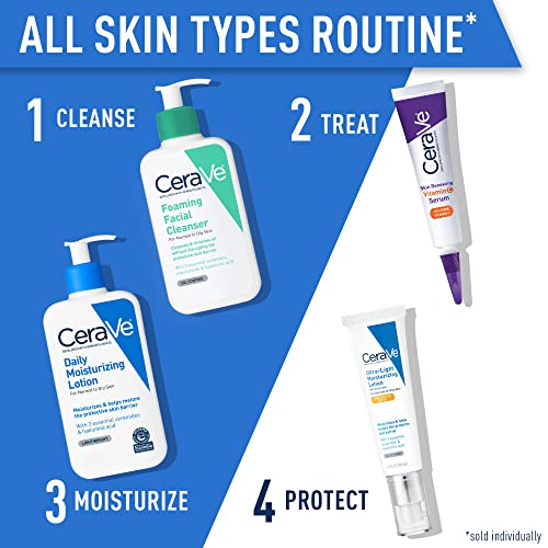 CeraVe Daily Moisturizing Lotion for Dry Skin | Body Lotion & Face Moisturizer with Hyaluronic Acid and Ceramides | Daily Moisturizer | Fragrance Free | Oil-Free | 19 Ounce - Morena Vogue