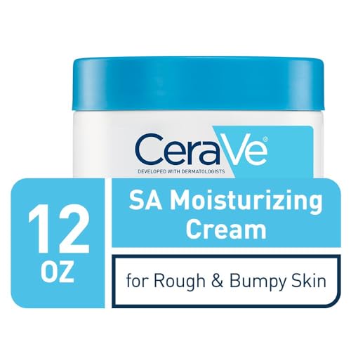 CeraVe Moisturizing Cream with Salicylic Acid | Exfoliating Body Cream with Lactic Acid, Hyaluronic Acid, Niacinamide, and Ceramides | Fragrance Free & Allergy Tested | 12 Ounce - Morena Vogue