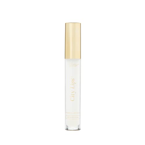 City Beauty City Lips Clear - Plumping Lip Gloss - Hydrate & Volumize - High Shine Lip Plumper - Hyaluronic Acid & Peptides Visibly Smooth Lip Wrinkles - Cruelty-Free - Morena Vogue