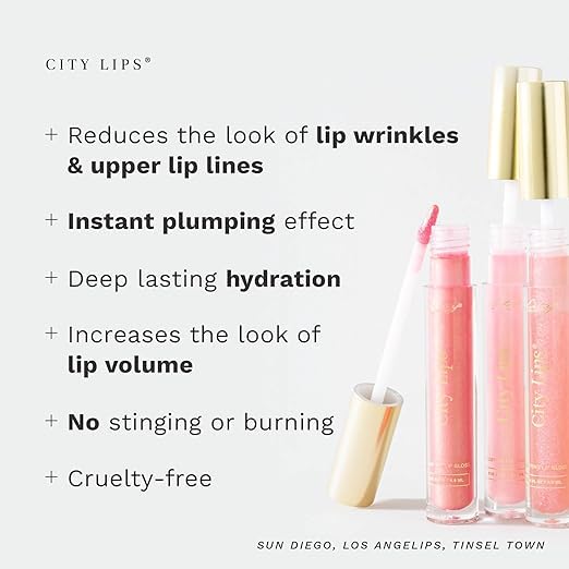 City Beauty City Lips - Tinted Plumping Lip Gloss - Hyaluronic Acid & Peptides Hydrate & Volumize - Morena Vogue