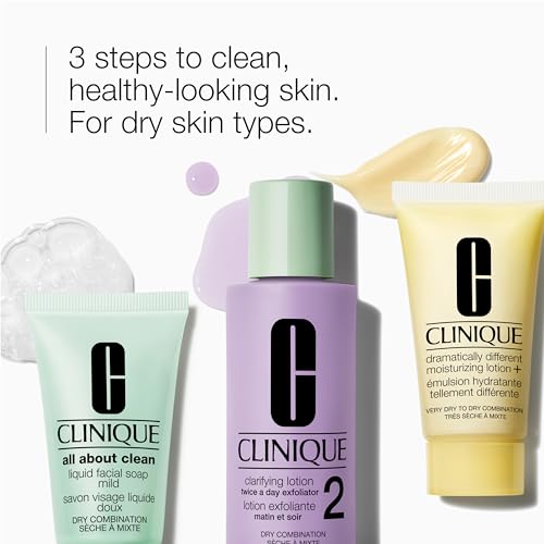 Clinique Refresher Course Skincare Set for Dry Combination Skin Types - Morena Vogue