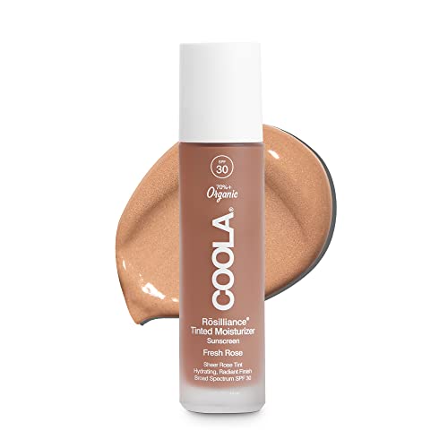 COOLA Organic Rosilliance BB Cream With SPF 30, Tinted Moisturizer Sunscreen & Foundation, Dermatologist Tested, 1.5 Fl Oz - Morena Vogue