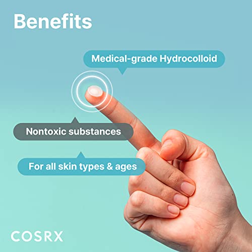 COSRX Acne Pimple Patch (96 Count) Absorbing Hydrocolloid Spot Treatment Fast Healing, Blemish Cover, Three Sizes - Morena Vogue