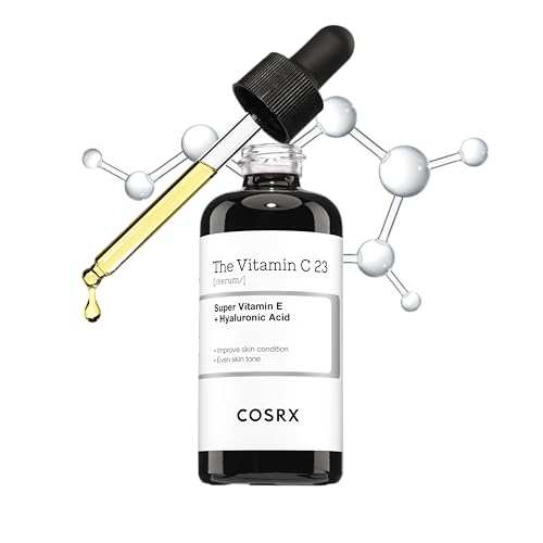 COSRX Pure Vitamin C 23% Serum with Vitamin E & Hyaluronic Acid, Brightening & Hydrating Facial Serum for Fine Lines, Uneven Skin Tone & Dull Skin, 0.7oz/20g, Korean Skincare - Morena Vogue
