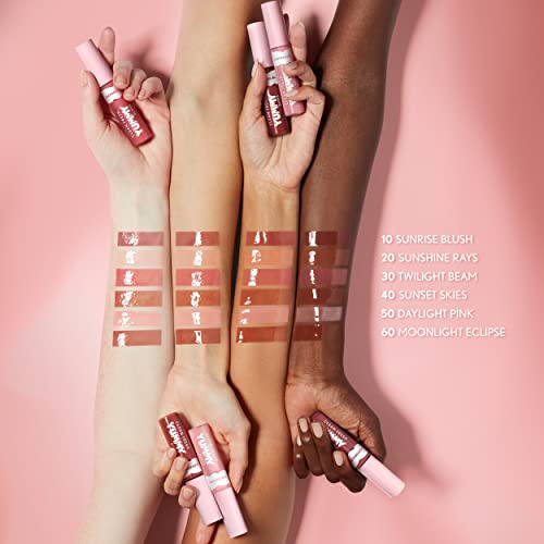 COVERGIRL Clean Fresh Yummy Gloss Daylight Collection, Hydrating, Glossy Shine, Vegan Formula, Daylight Pink 50, 0.33oz - Morena Vogue