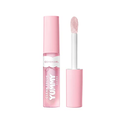 COVERGIRL Clean Fresh Yummy Gloss – Lip Gloss, Sheer, Natural Scents, Vegan Formula - Let’s Get Fizzical - Morena Vogue