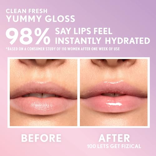 COVERGIRL Clean Fresh Yummy Gloss – Lip Gloss, Sheer, Natural Scents, Vegan Formula - Let’s Get Fizzical - Morena Vogue