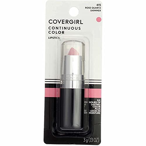 COVERGIRL Continuous Color Lipstick Rose Quartz 415, .13 oz (packaging may vary) - Morena Vogue