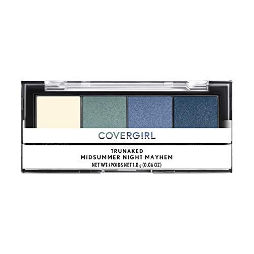 COVERGIRL COVERGIRL Trunaked Quad Eyeshadow Palette, Night Mayhem, Midsummer Night Mayhem, 0.06 Ounce - Morena Vogue