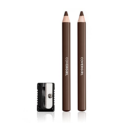 COVERGIRL - Easy Breezy Brow Fill + Define Brow Pencil, Sharpener Included, Long-Lasting, Deeply Pigmented, Blendable Formula, 100% Cruelty-Free - Morena Vogue