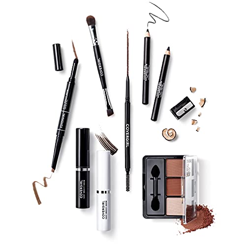 COVERGIRL - Easy Breezy Brow Fill + Define Brow Pencil, Sharpener Included, Long-Lasting, Deeply Pigmented, Blendable Formula, 100% Cruelty-Free - Morena Vogue