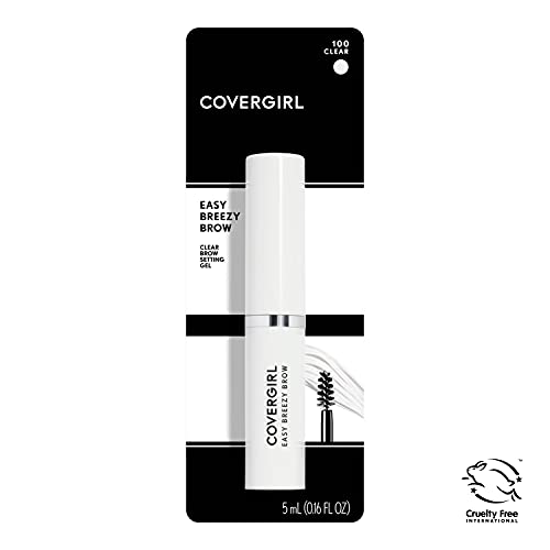 COVERGIRL - Easy Breezy Brow Volumizing Gel, Holds Brows for 24 Hours, Infused with Argan Oil & Biotin, 100% Cruelty-Free - Morena Vogue