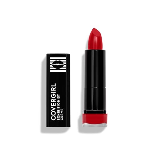 COVERGIRL Exhibitionist Cream Lipstick, Real Red - Morena Vogue