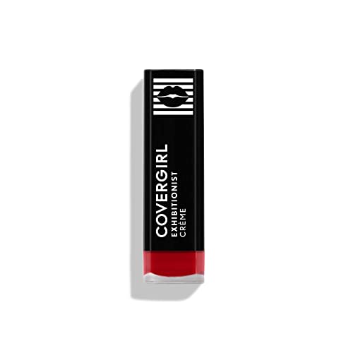 COVERGIRL Exhibitionist Cream Lipstick, Real Red - Morena Vogue