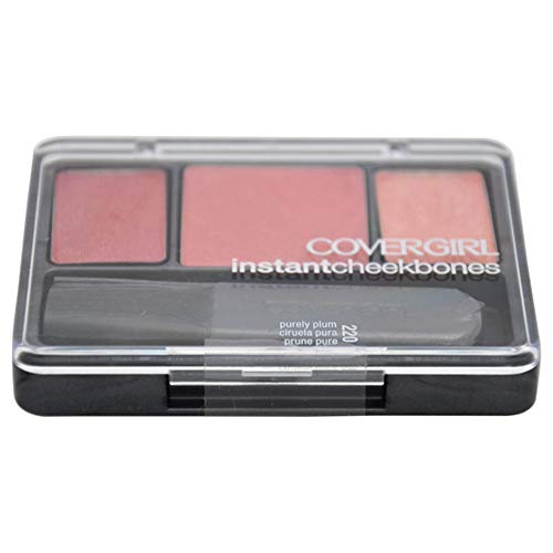 COVERGIRL Instant Cheekbones Contouring Blush Purely Plum 220, 0.29 Ounce Pan (packaging may vary) - Morena Vogue