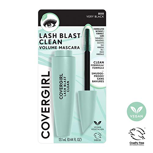 COVERGIRL Lash Blast Clean Volume Mascara, Very Black, 0.44 Fl Oz, Pack of 1 - Morena Vogue