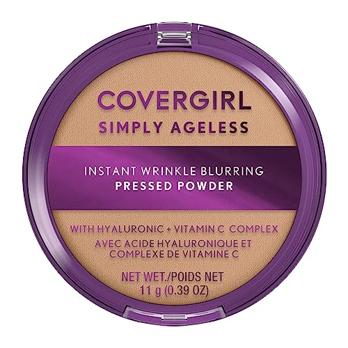 Covergirl Simply Ageless Instant Wrinkle Blurring Pressed Powder, Buff Beige, 0.39 Oz. - Morena Vogue