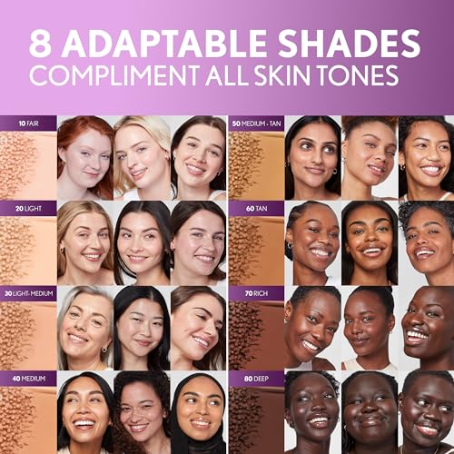 Covergirl Simply Ageless Skin Perfector Essence Foundation, 30 Light-Medium, Tinted Skin Perfector, Skincare Makeup Hybrid, Sheer Tint, Radiant Finish, Skin-Like Finish, Vegan Formula, 1.0oz - Morena Vogue