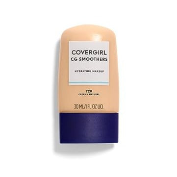 COVERGIRL Smoothers Hydrating Makeup Foundation, Creamy Natural (packaging may vary) , 1 Fl Oz (Pack of 1) - Morena Vogue