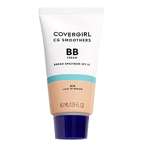 COVERGIRL Smoothers Lightweight BB Cream, 1 Tube (1.35 Ounce), Light to Medium 810 Skin Tones, Hydrating BB Cream with SPF 21 Sun Protection (Packaging May Vary) - Morena Vogue