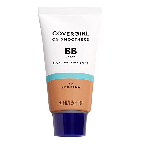 COVERGIRL Smoothers Lightweight BB Cream, Medium to Dark 815, 1.35 oz (Packaging May Vary) Lightweight Hydrating 10-In-1 Skin Enhancer with SPF 21 UV Protection - Morena Vogue