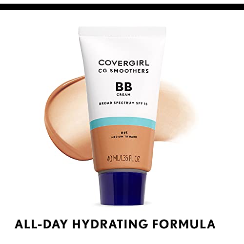 COVERGIRL Smoothers Lightweight BB Cream, Medium to Dark 815, 1.35 oz (Packaging May Vary) Lightweight Hydrating 10-In-1 Skin Enhancer with SPF 21 UV Protection - Morena Vogue