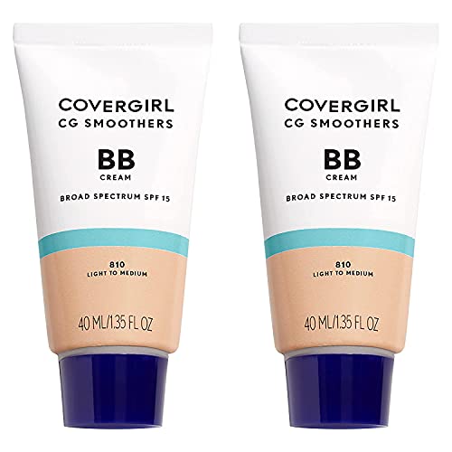 COVERGIRL Smoothers Lightweight Bb Cream With Spf 15, 810 Light To Medium Skin Tones, 2 Count - Morena Vogue