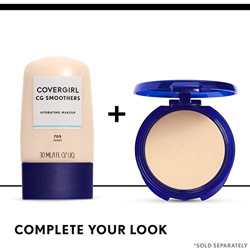 COVERGIRL Smoothers Pressed Powder, Translucent Medium 715, 0.32 Ounce (Packaging May Vary) Powder Makeup with Chamomile - Morena Vogue