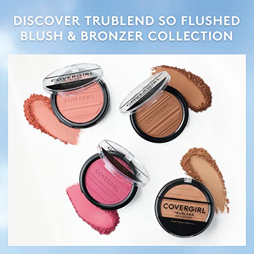 COVERGIRL Trublend So Flushed High Pigment Blush, Love Me, 0.33 Oz - Morena Vogue