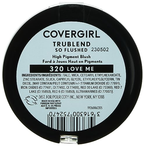 COVERGIRL Trublend So Flushed High Pigment Blush, Love Me, 0.33 Oz - Morena Vogue