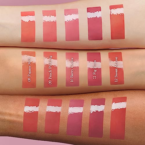 dasique Juicy Dewy Tint (09 Peach Pudding) | Long-wearing Glossy Lip Stain, Non-sticky | Vegan, Cruelty-free - Morena Vogue