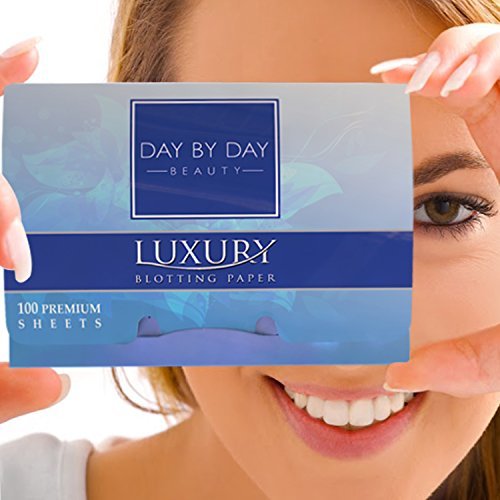 Day By Day Beauty Makeup Blotting Papers 200 Oil Absorbing Paper Sheets for Face (2 Handy Packs of 100) — Face Oil Remover — Oil Blotting Sheets for Face - Morena Vogue