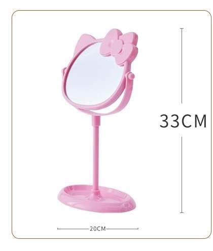 Desk Mirror, Kitty Cat Shape-Kawaii &Vanity Makeup Mirror for You in Bathroom or Bedroom- Pink, Birthday Gift for Hello, Kitty Fans - Morena Vogue