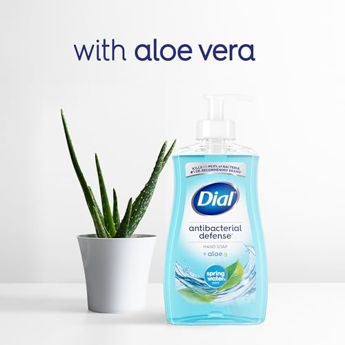 Dial Antibacterial Liquid Hand Soap, Spring Water, 11 fl oz (Pack of 4) - Morena Vogue