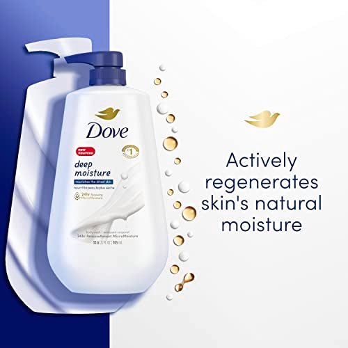 Dove Body Wash with Pump Deep Moisture For Dry Skin Moisturizing Skin Cleanser with 24hr Renewing MicroMoisture Nourishes The Driest Skin 30.6 oz - Morena Vogue