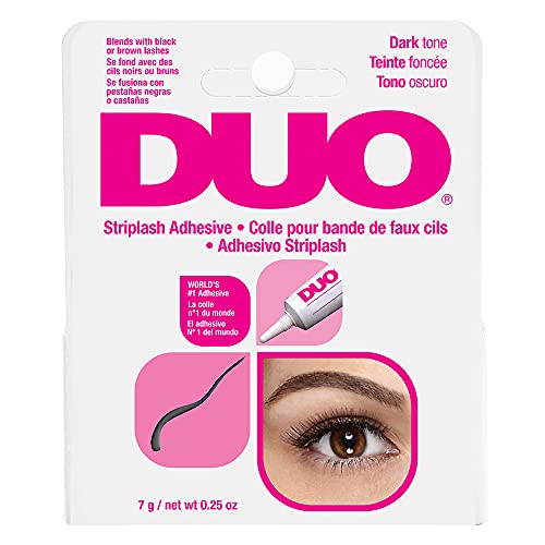 DUO Strip Eyelash Adhesive for Strip Lashes, Dark Tone, 0.25 oz, 1-Pack - Morena Vogue