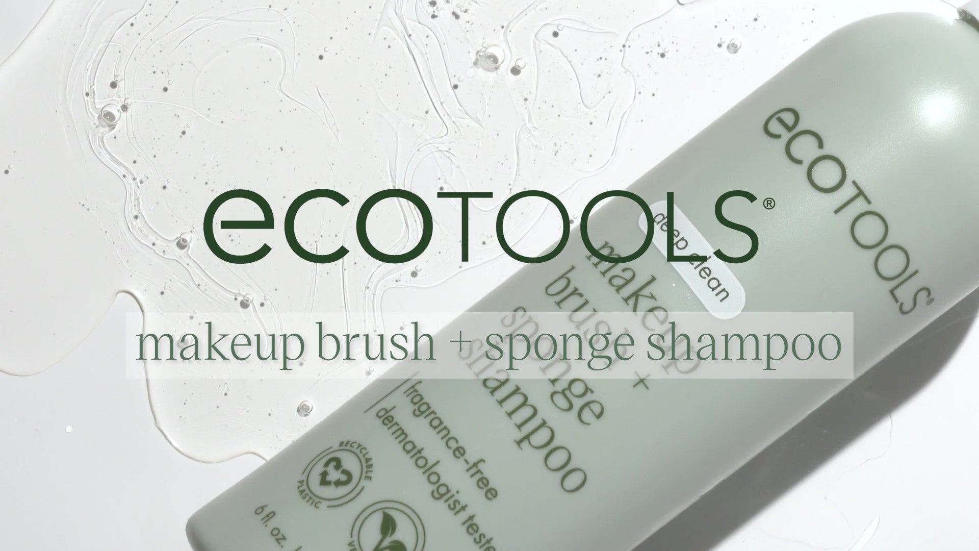 EcoTools Makeup Brush and Sponge Shampoo, Removes Makeup, Dirt, & Impurities From Brushes & Makeup Blender Sponges, Fragrance-Free Brush Cleanser, Vegan, & Cruelty-Free, 6 fl.oz./ 177 ml, 1 Count - Morena Vogue