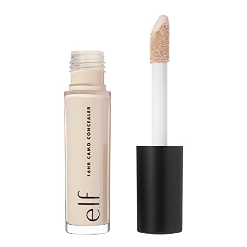 e.l.f. 16HR Camo Concealer, Full Coverage, Highly Pigmented Concealer With Matte Finish, Crease-proof, Vegan & Cruelty-Free, Light Ivory, 0.203 Fl Oz - Morena Vogue