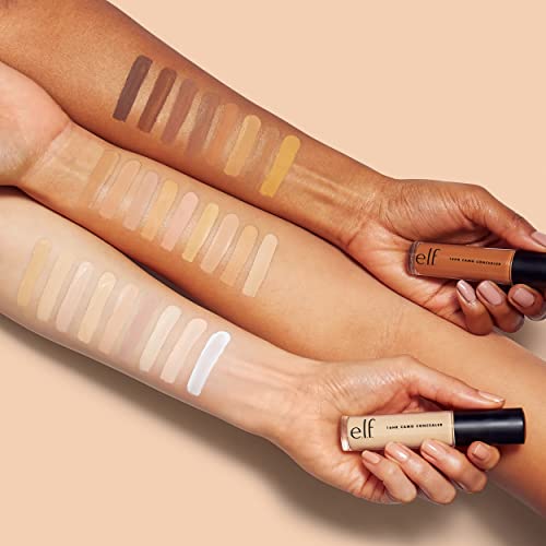 e.l.f. 16HR Camo Concealer, Full Coverage, Highly Pigmented Concealer With Matte Finish, Crease-proof, Vegan & Cruelty-Free, Light Ivory, 0.203 Fl Oz - Morena Vogue