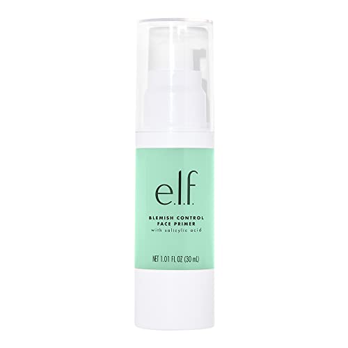 e.l.f. Blemish Control Face Primer, Soothing & Hydrating Makeup Primer For Fighting Blemishes, Grips Makeup To Last, Vegan & Cruelty-free, Large - Morena Vogue