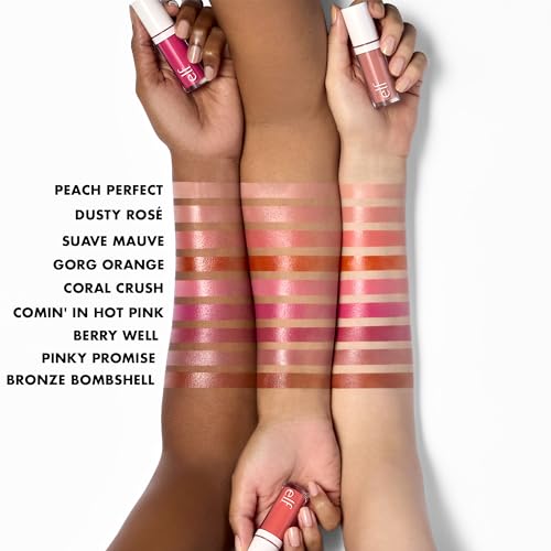 e.l.f. Camo Liquid Blush, Long-lasting Liquid Blush For High-pigment Color, Creates A Soft, Dewy Finish, Vegan & Cruelty-free, Pinky Promise - Morena Vogue
