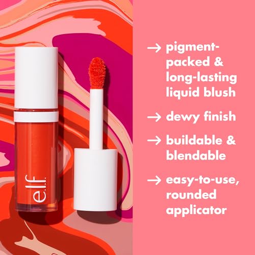 e.l.f. Camo Liquid Blush, Long-lasting Liquid Blush For High-pigment Color, Creates A Soft, Dewy Finish, Vegan & Cruelty-free, Pinky Promise - Morena Vogue