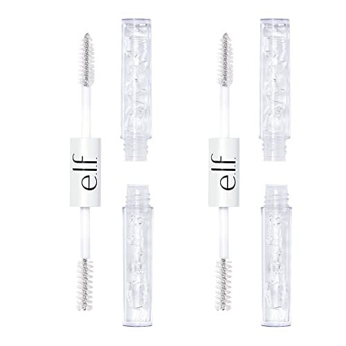 e.l.f. Clear Lash & Brow Mascara 2-Pack, Conditioning Clear Brow & Lash Gel For Grooming, Defining & Separating, Long-Lasting, Vegan & Cruelty-Free - Morena Vogue