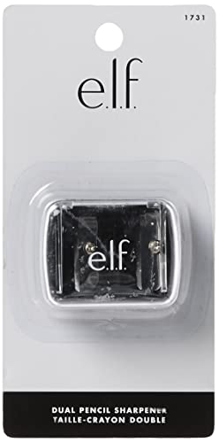 e.l.f., Dual-Pencil Sharpener, Convenient, Essential Tool, Sharpens, Easy To Clean, Travel-Friendly, Compact, Includes Bonus Small Sharpener - Morena Vogue