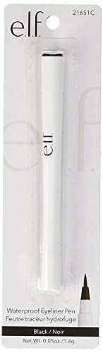 e.l.f. Eyeliner Pen with FeltTip Applicator, Black, 0.05 Fl Oz - Morena Vogue