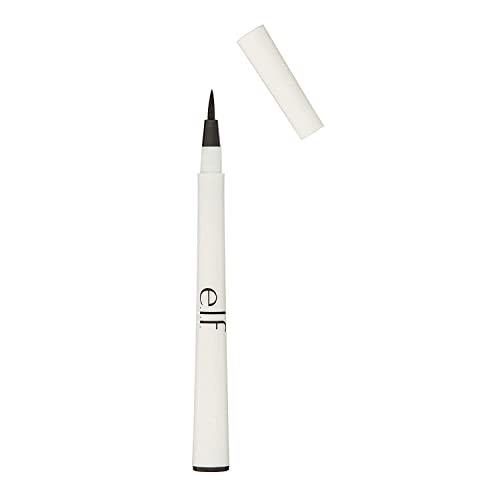 e.l.f. Eyeliner Pen with FeltTip Applicator, Black, 0.05 Fl Oz - Morena Vogue