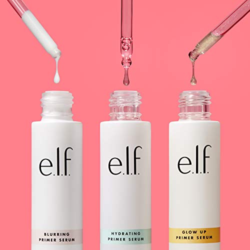 e.l.f. Glow Up Primer Serum, Weightless Makeup Base, Hydrates & Preps, Use Alone or Pair - Morena Vogue