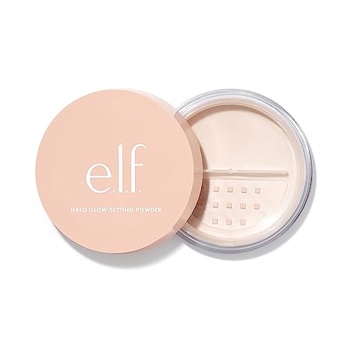 e.l.f. Halo Glow Soft Focus Setting Powder, Silky Powder For Creating Without Shine, Smooths Pores & Lines, Light Pink - Morena Vogue