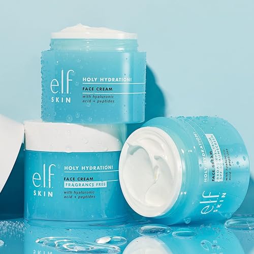 e.l.f. Holy Hydration! Face Cream, Broad Spectrum SPF 30 Sunscreen, Moisturizes & Softens Skin, Quick-Absorbing & Ultra-Hydrating, 1.8 Oz - Morena Vogue